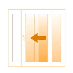 Schiebefenster horizontal
